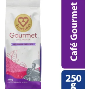 Café torrado e moído gourmet Mogiana Paulista 250g 3 Corações