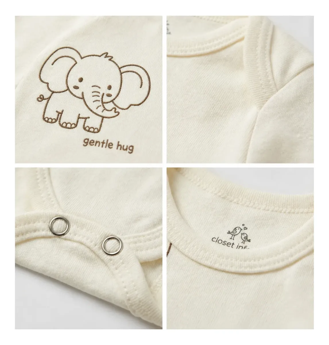 Conjunto Bebê Body + Calça Minimalista Premium 100% Algodão - Imagem 3