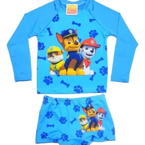Blusa Infantil Proteção Solar Uv Sunga Menino Praia Piscina Cor Azul-aço Tamanho 3
