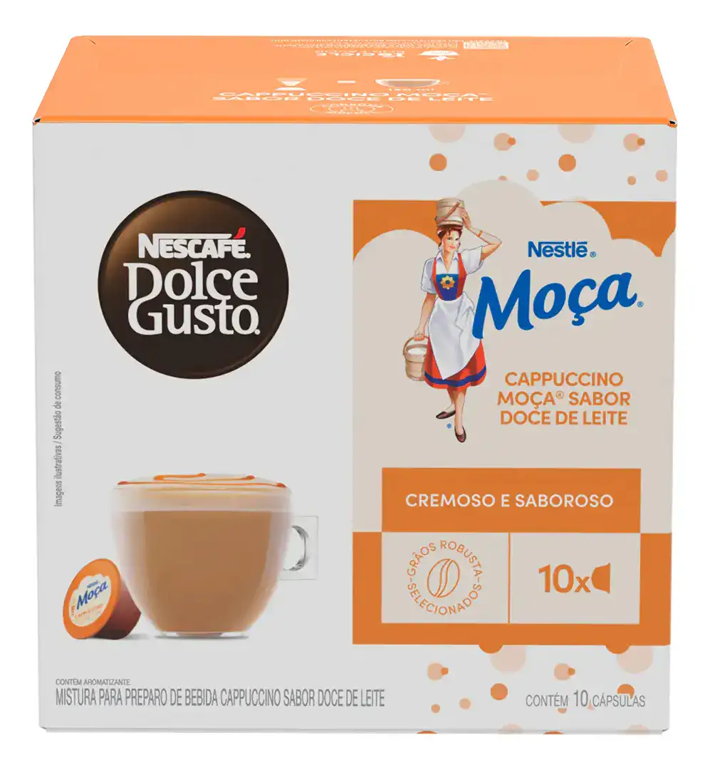 Capsula Nescafé Dolce Gusto Cappuccino Doce Leite Moca 10 Un