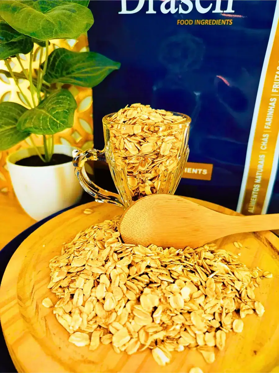 Aveia Em Flocos Grossa | 1kg | Drasen Food