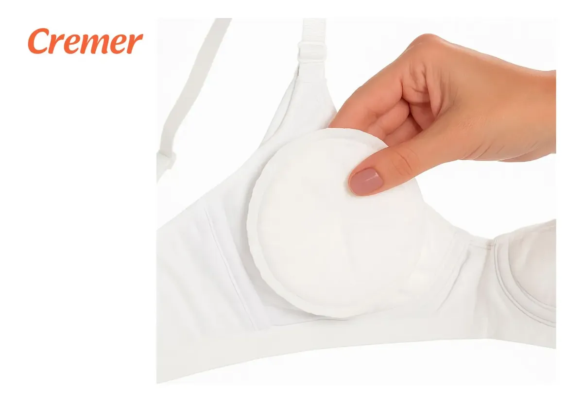 Kit 3cxs Absorvente P/ Seios Cremer 90 Unidades Descartáveis - Imagem 4
