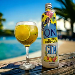 Gin Gin QN Frutas Tropicais Saborizado 900 mL frutas tropicais