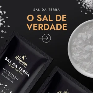 Sal da Terra 60 Sachês Human Doctors Natural e Mineralizado Sal mossoró