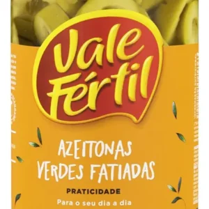 Azeitona Verde em Conserva Fatiada Vale Fértil Vidro 160g