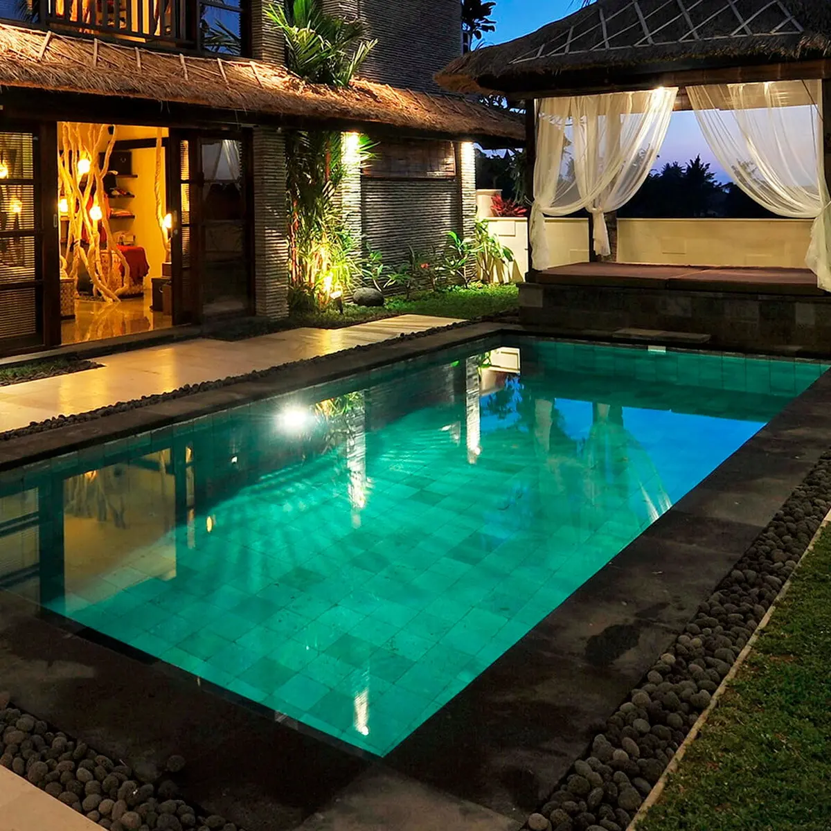 Pedra Hijau Lisa Piscina 10x10 Cm Premium Pronta Entrega - Imagem 6