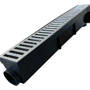 Ralo Linear Continuo Coletor 8x50 Grelha Al Tela Anti Inseto