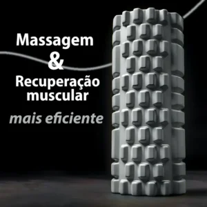 Justgofit Rolo Massagem Exercícios Cor Cinza Liberação Miofascial