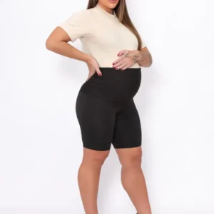 Kit 2 Bermuda Gestante Shorts Maternidade Legging Academia
