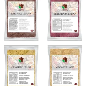 Gengibre Uva Beterraba Maca Peruana Pré Treino Natural 250g