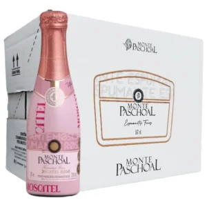 Combo Espumante Rosé Doce Moscatel Monte Paschoal Baby 187ml
