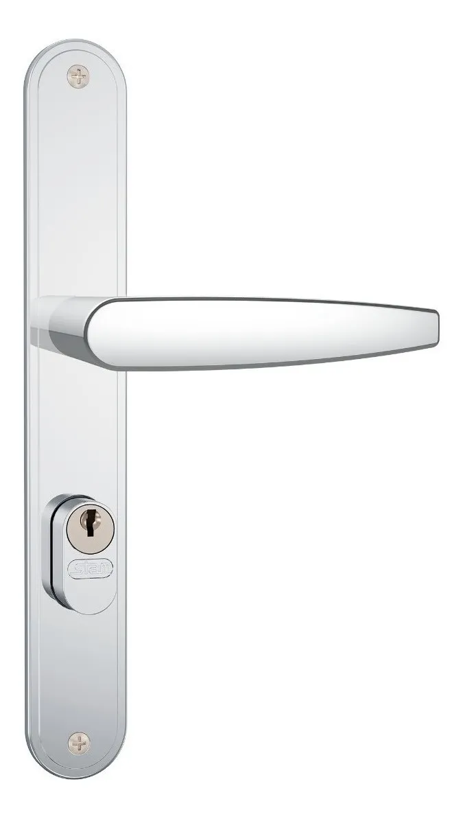 Fechadura Stam Estreita Espelho Inox 601-602/33 Serralheiro - Imagem 3