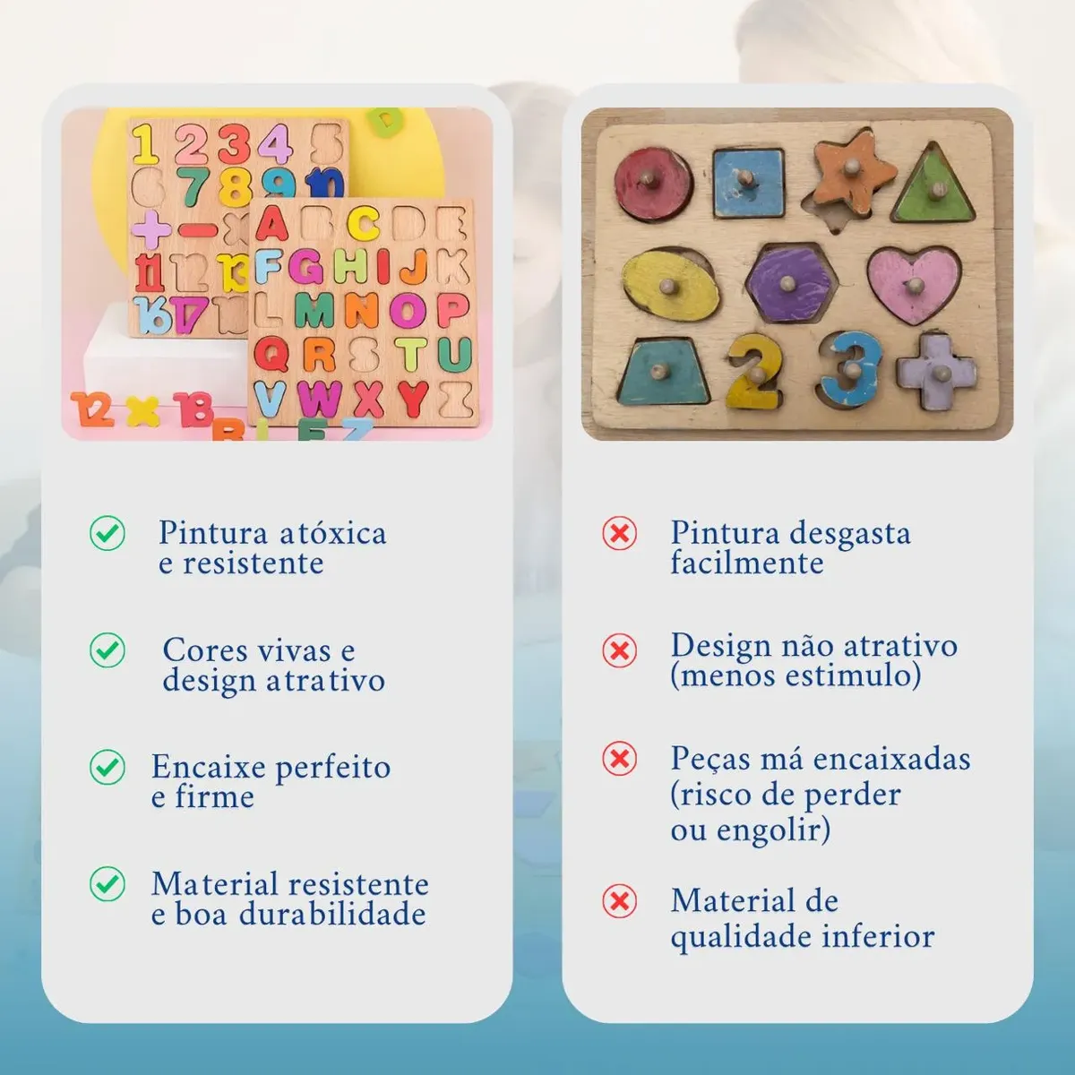Kit 3 Jogos Brinquedos Educativos Numeros Letras Alfabeto - Imagem 3