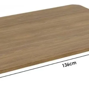Tampo Mesa Sala De Jantar Madeirado Ta46 Retangular 90x136cm