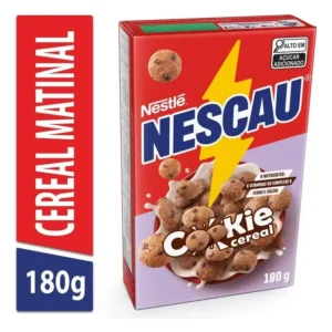 Cereal Matinal Cookie Caixa 180g Com 8 Nutrientes Nescau