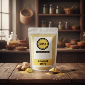 Gengibre Em Pó 1kg Naturais Mona