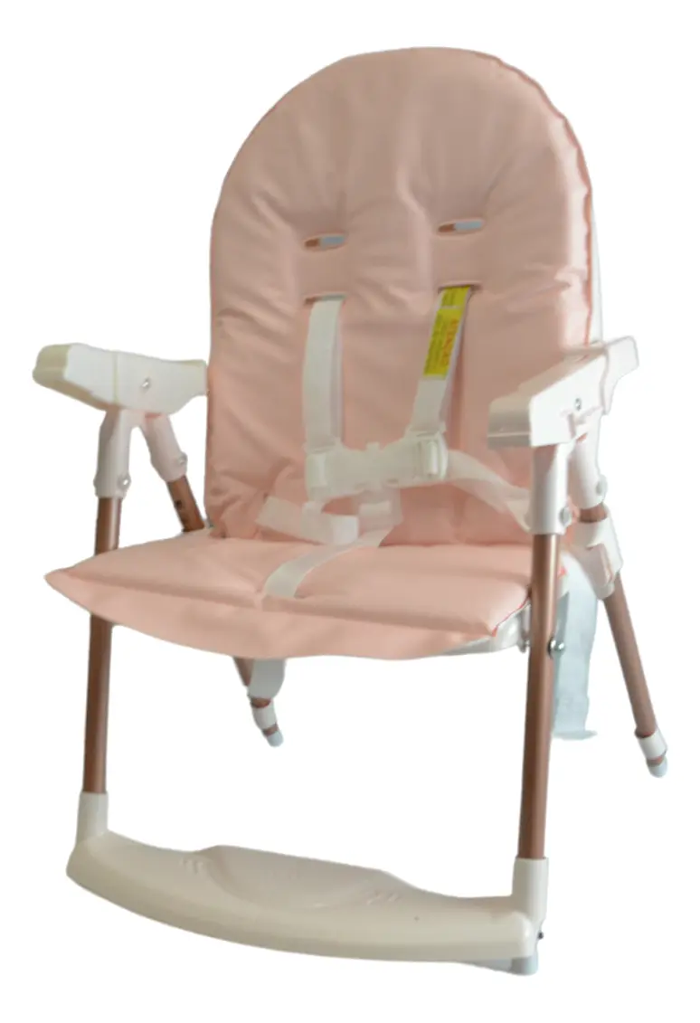 Cadeira alimentação menina rosa até 23kg compacta Galzerano cor rosa-claro - Imagem 5