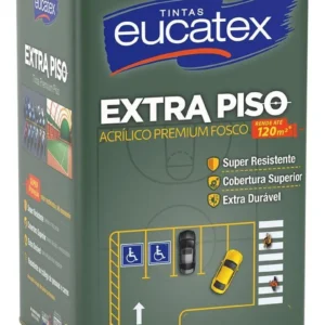 Tinta Acrilica Cinza Eucatex Extra Piso Acabamento Fosco