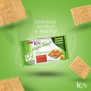 Kit 3 Torradas Integral Lev Magic Toast Marilan 110g