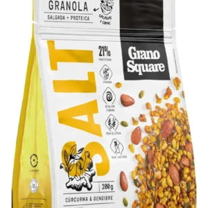 Granola Grano Square Salgada Protein Cúrcuma E Gengibre 200g