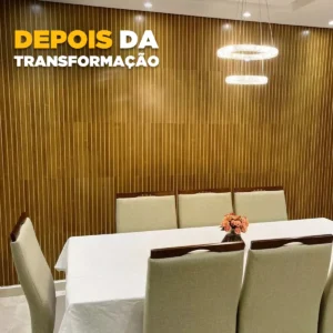 10 Placas Decorativas Ripadas Madeira Revestimento De Parede