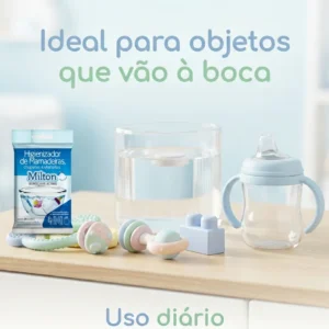 Kit 6 Cartelas Milton Desinfeccao Mamadeiras Chupeta 120un
