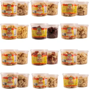 Kit 12 Biscoito De Minas Lanche Escolar Prático Lancheira