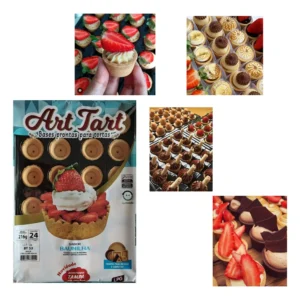 Tortinha Pronta Para Rechear Art Tart Doce 4 Cm, C/72 Unid.