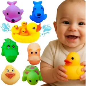 18 Brinquedos Banho Divertido Bebê Bichinhos De Vinil Macio