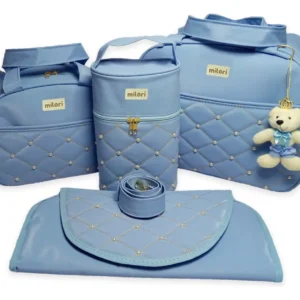 Bolsa Maternidade Saída Kit Mala Bebê Menina Menino 4 Peças