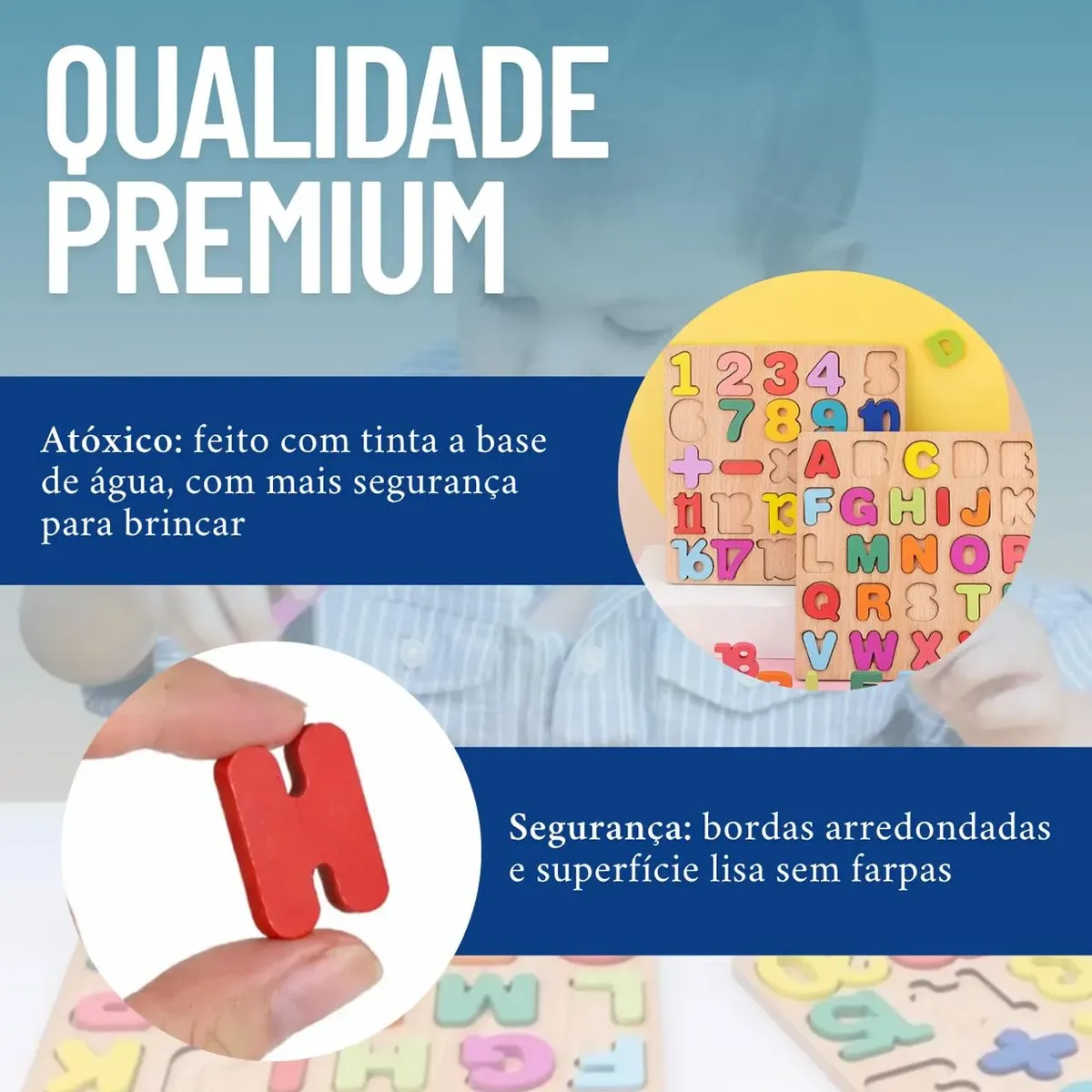 Kit 3 Jogos Brinquedos Educativos Numeros Letras Alfabeto - Imagem 4