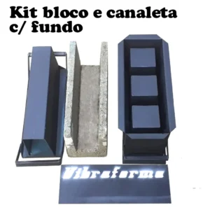 Forma Manual De Fazer Fabricar Blocos, Canaleta De 15