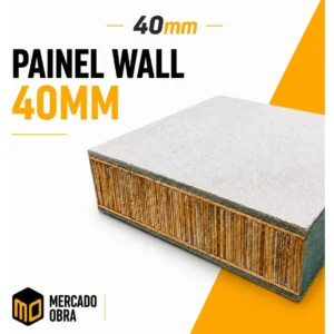 Painel Wall Mezanino 40mm 1,20m X 2,50m