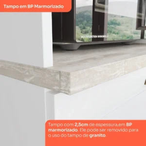 Tampo Para Balcão Emilly 120cm Henn