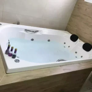 JP Banheiras Dupla banheira com hidromassagem cor branco