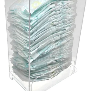 Porta Organizador Caixa Fralda Quarto Bebe Acrílico