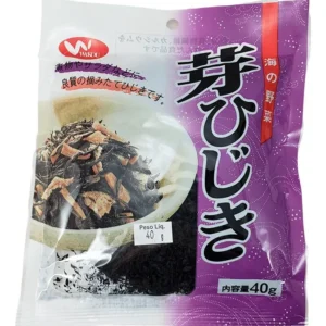 Hijiki Alga Marinha Desidratada Japonesa Wakou 40g