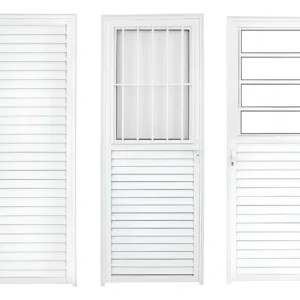 Porta De Alumínio Branco 2.10x0.80 L.25 Oferta