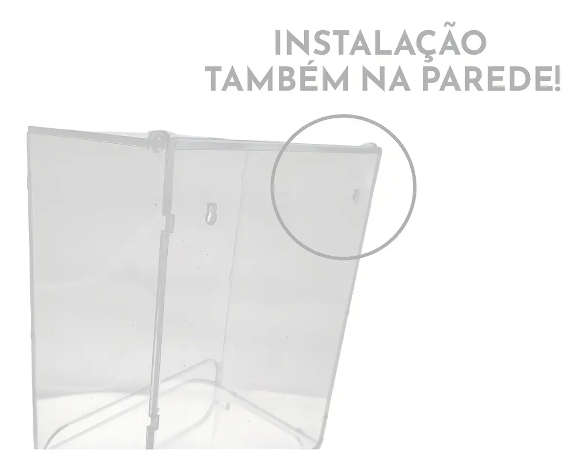 Porta Organizador Caixa Fralda Quarto Bebe Acrílico - Imagem 5