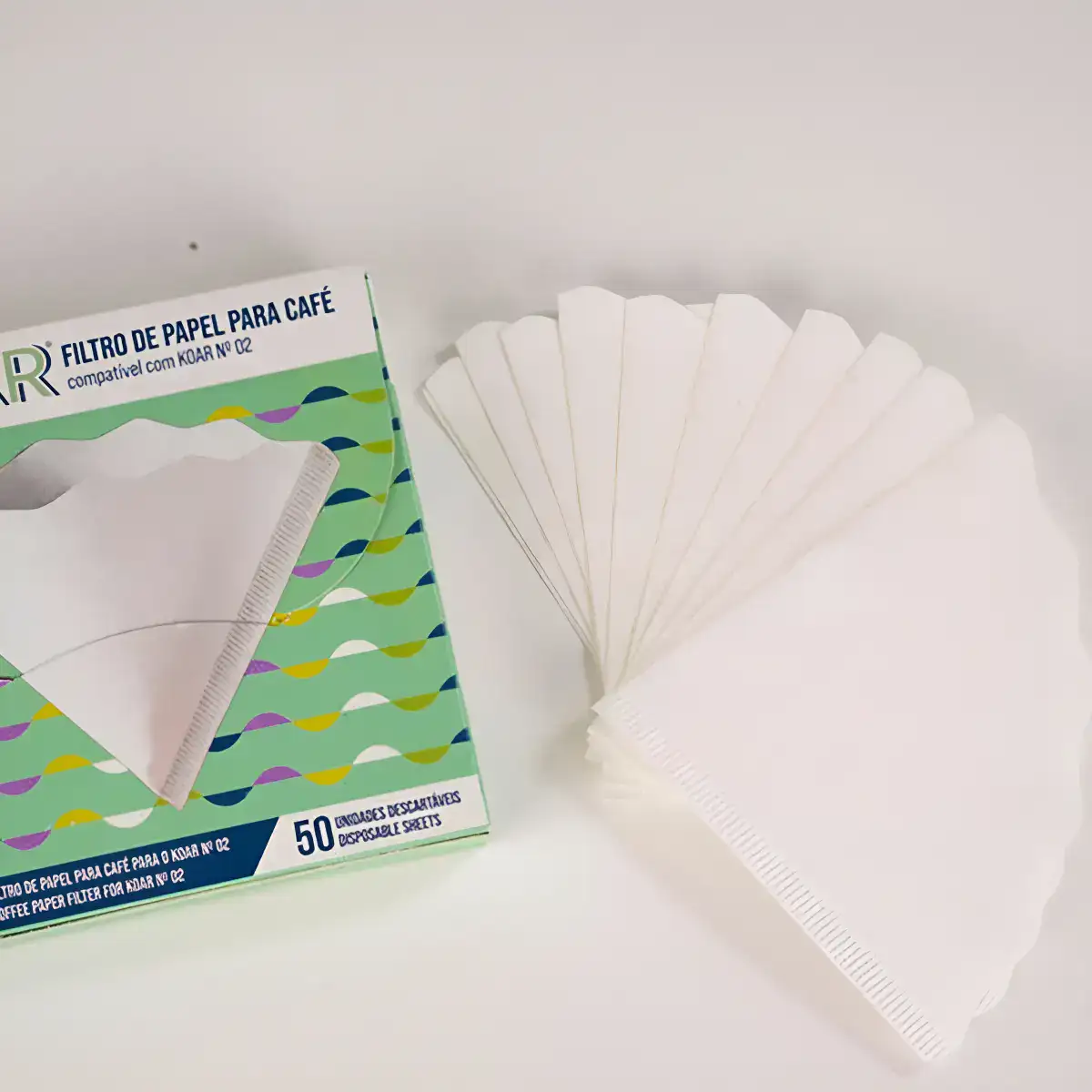 Filtro De Papel Para Porta Filtro Café Koar - Imagem 6