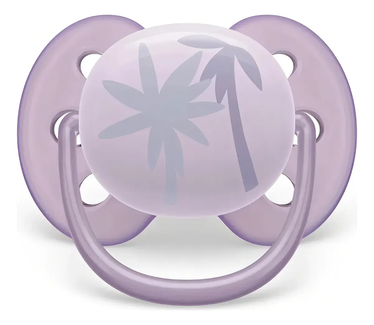 Chupeta Avent Ultra Soft 0-6m Lilas Menina Elefante Decorada Período De Idade 0-6 Meses - Imagem 4