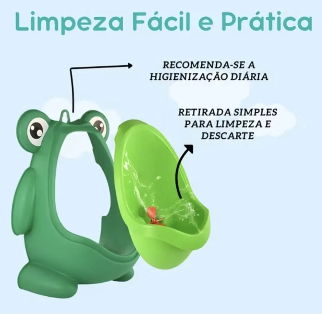 Mictório Infantil Pinico Sapinho Portatil Desfraude Ajustavel - Imagem 9