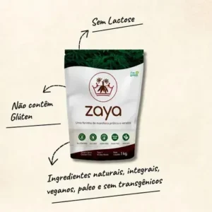 Farinha Zaya Mandioca 1kg Unidade Farinha De Mandioca
