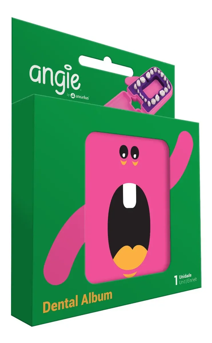 Porta Dentes Infantil Caixinha Dente De Leite Rosa Angie ® - Imagem 9
