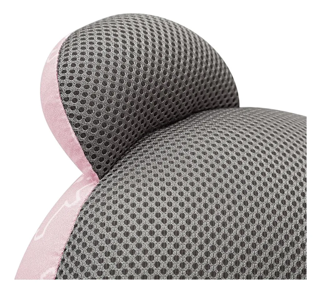 Almofada De Banho Buba Para Bebê Ursinho Rosa - Imagem 5