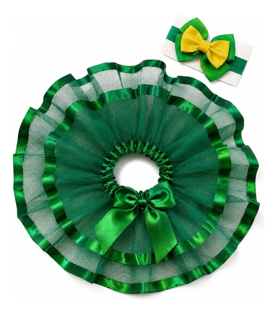 Kit Saia Tutu Luxo Infantil + Laço Festa Junina Mesversario - Imagem 5
