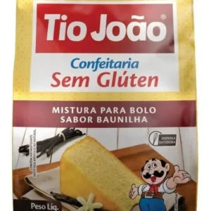 Mistura para Bolo Sabor Baunilha Sem Glúten 270 gramas Tio João