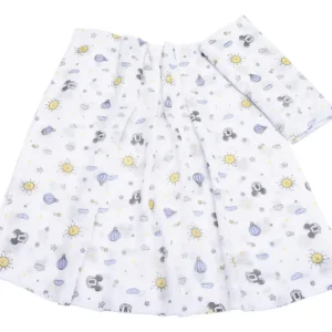 Kit 2 Toalha Fralda Minnie Mickey Disney Bebê 1,10cmx70cm