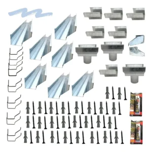 Calha Beiral Galvanizada Kit 14 Metros Saída 3 Redonda