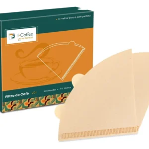 Icoffee Kit 100 Filtros De Papel Natural Tamanho V60-01 Tipo